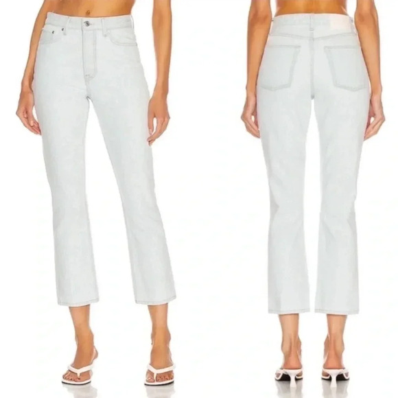 NWT GRLFRND Jeans Karolina High Rise Straight Crop Size 27 Indio - Picture 1 of 12
